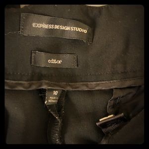 Express Crop Editor Black pants (wide)